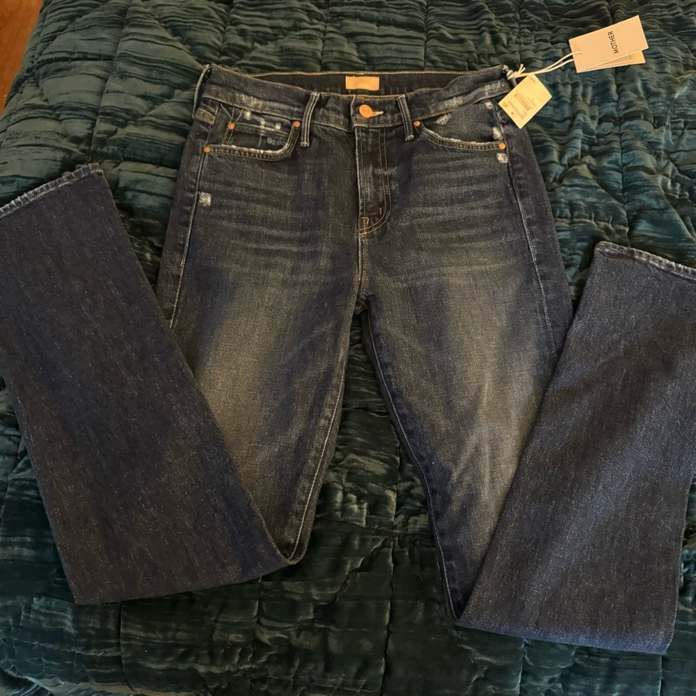 Mother The Rascal Skimp Jeans, Yee Haw